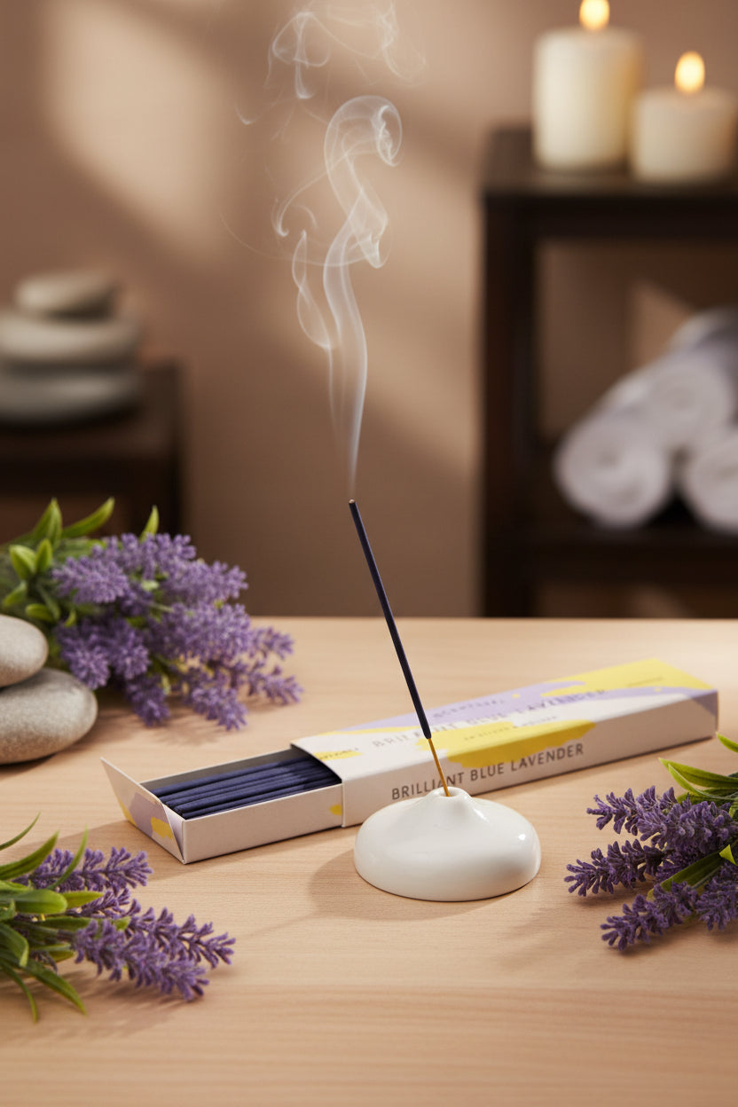 Incenso Giapponese Scentsual Brilliant Blue Lavander Lavanda Erboristeria La Clessidra Carpi