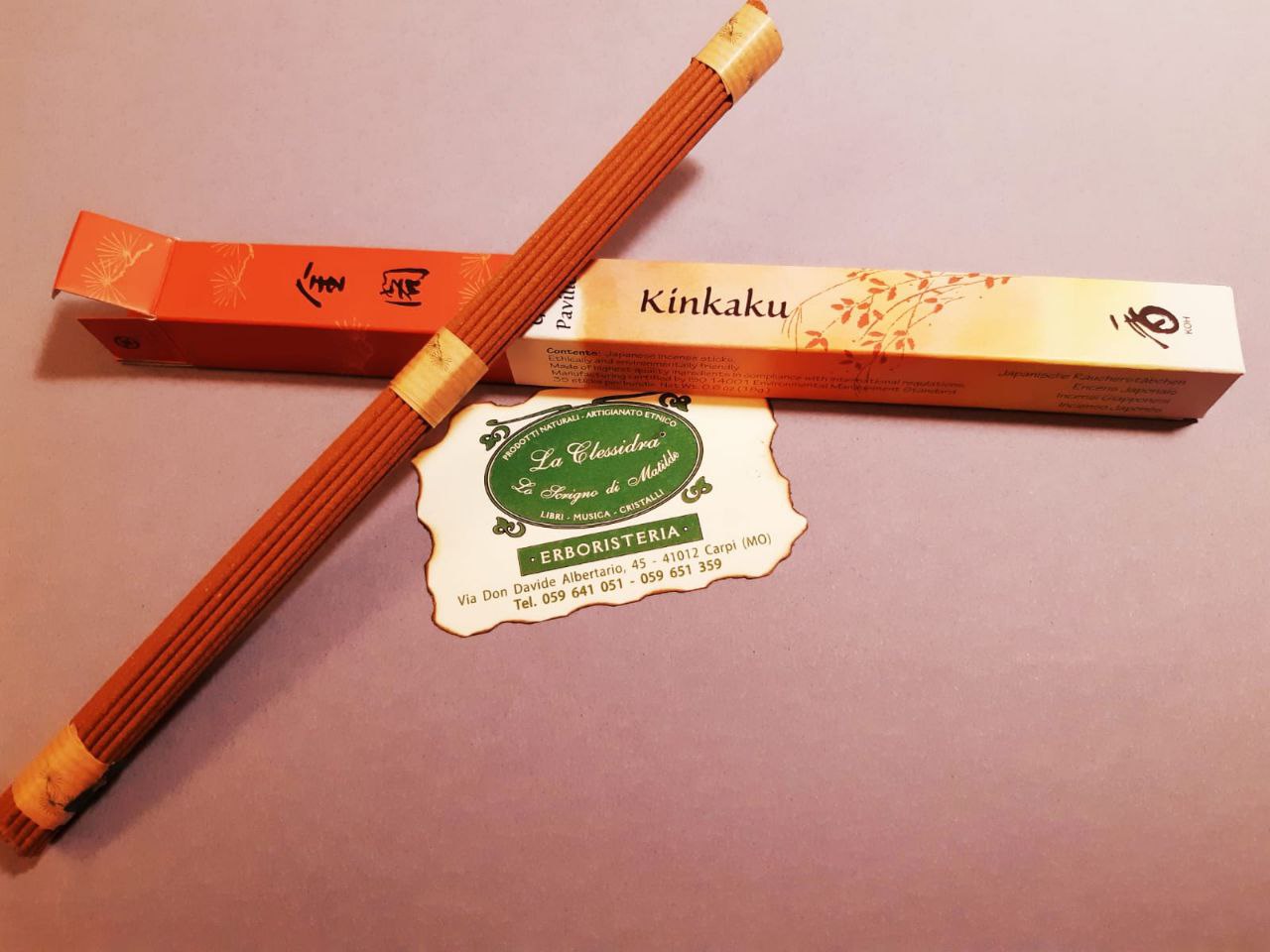 Incenso Giapponese Shoyeido Daily Kinkaku Padiglione d Oro Erboristeria La Clessidra Carpi
