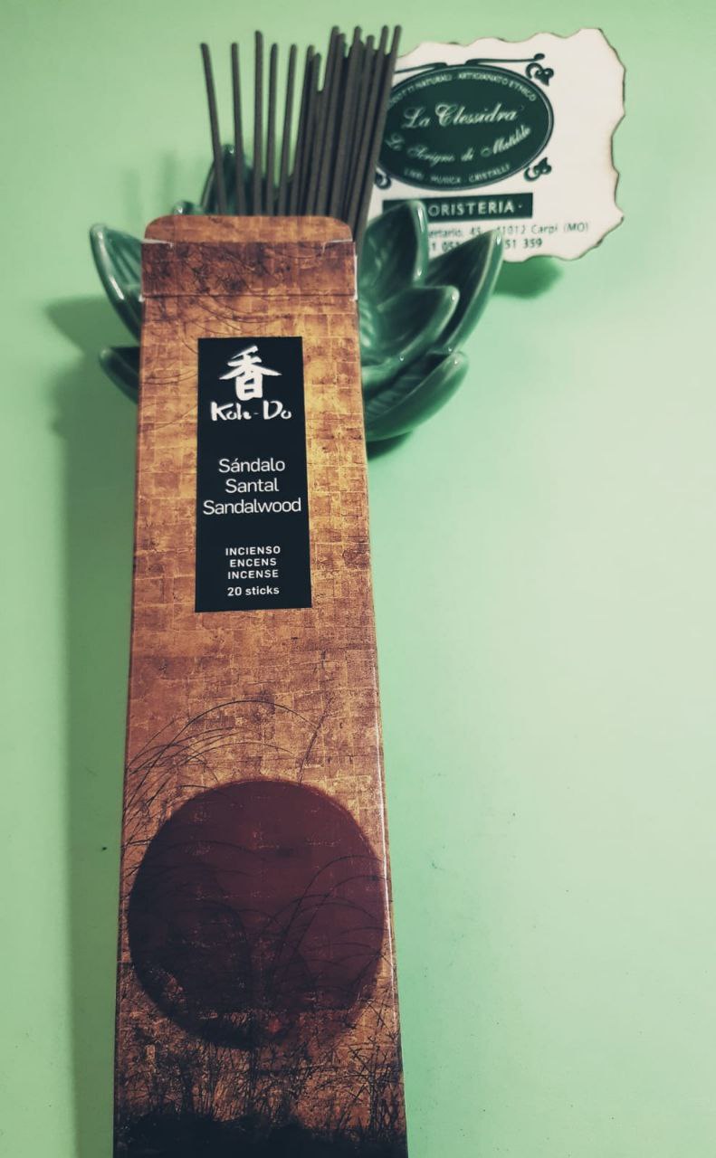 Incenso Giapponese Nippon Kodo Koh-Do Sandalo Legno di Sandalo fragranza rilassante con bastoncini visibili - Erboristeria La Clessidra Carpi
