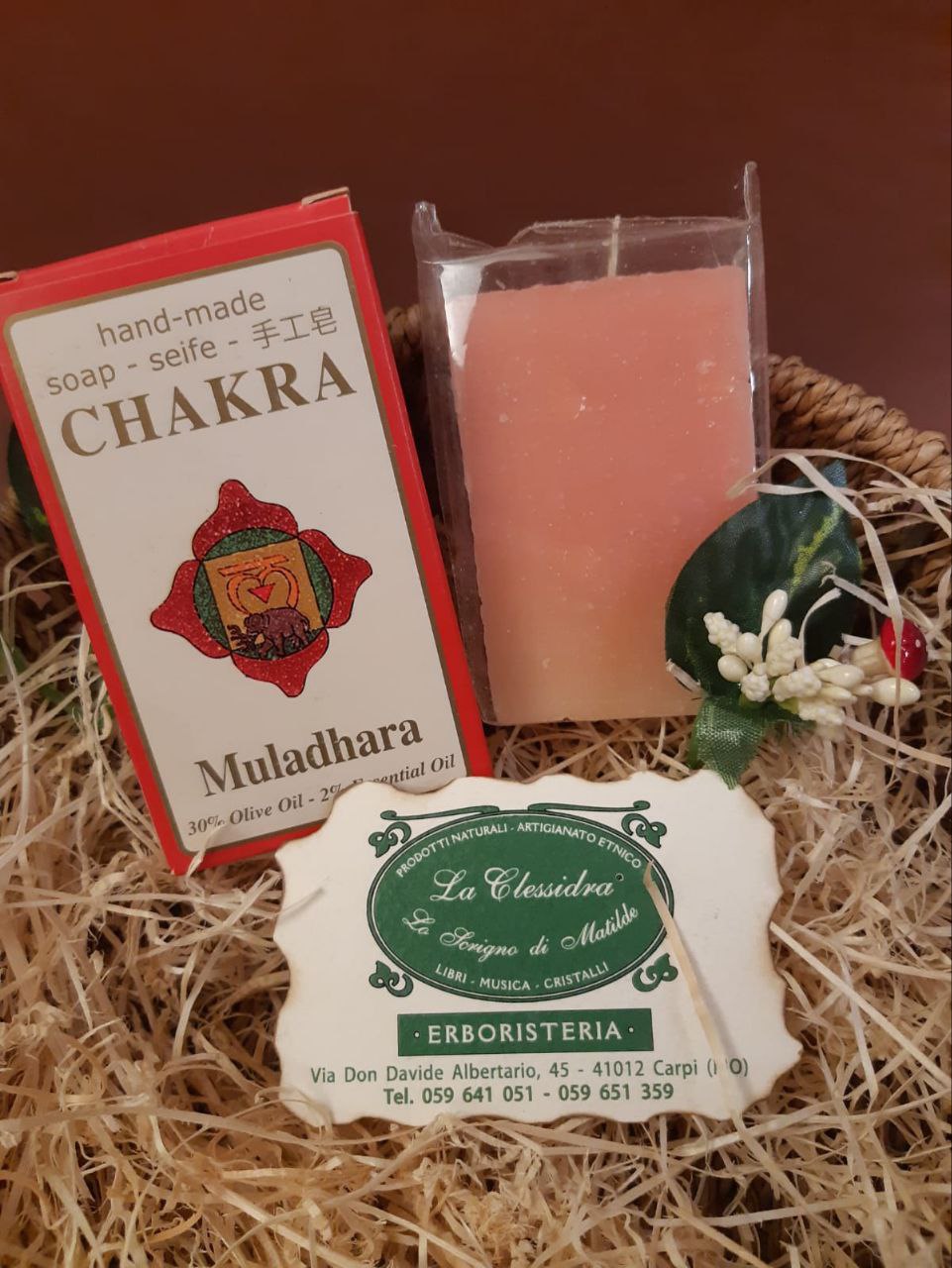 Chakra sapone: N°1 MULADHARA