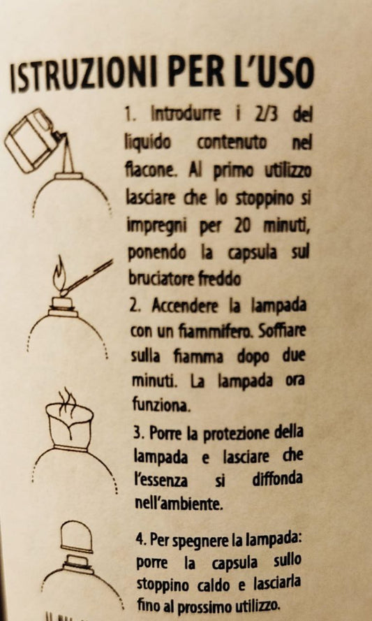 RICARICA PROFUMATA PER LAMPADA CATALITICA ERBOLINEA: ZENZERO E LIMONE