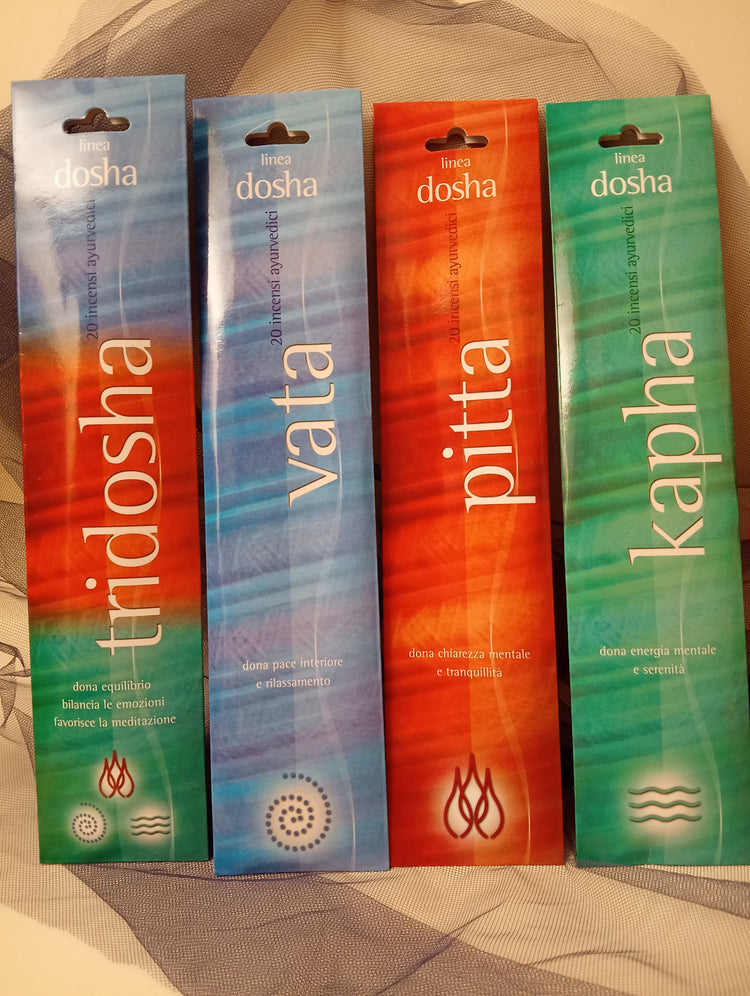 Incensi ayurvedici Linea Dosha Dhanvantari - Erboristeria La Clessidra Carpi