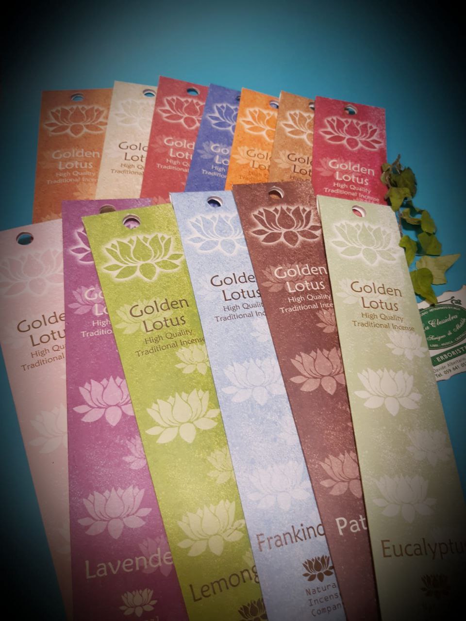 INCENSO IN STICK  GOLDEN LOTUS