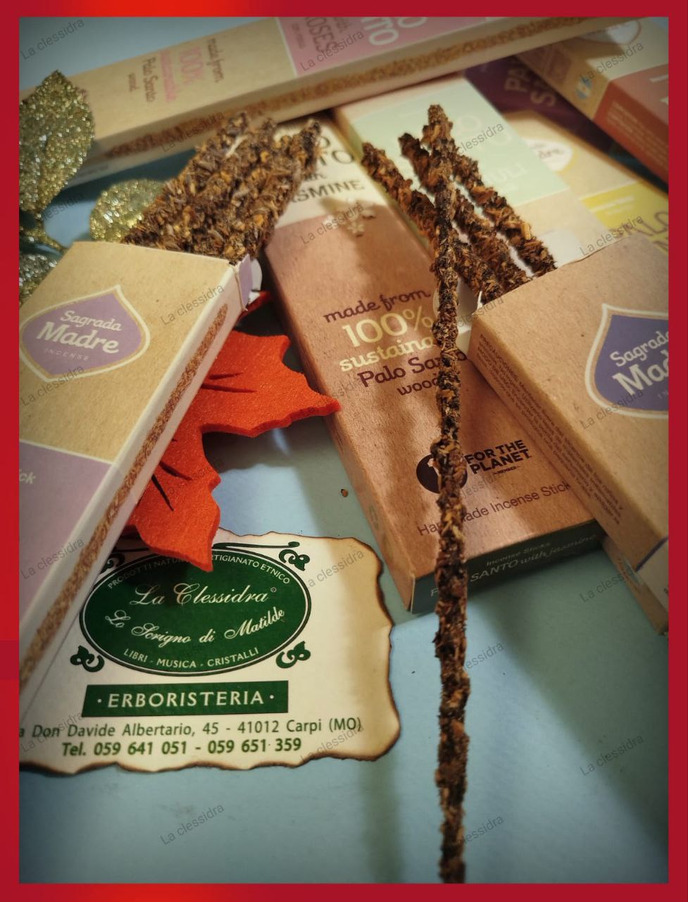 INCENSO SAGRADA MADRE LINEA PALO SANTO