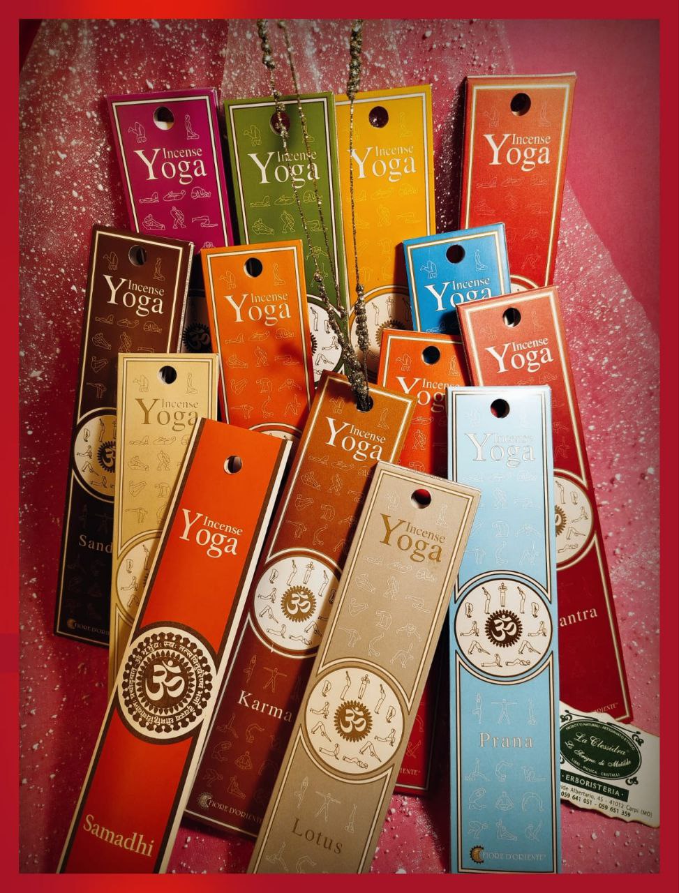 INCENSO IN STICK YOGA FIORE D'ORIENTE