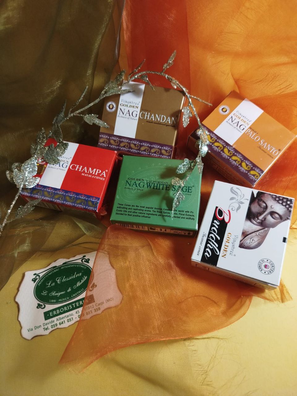 INCENSO IN CONI GOLDEN NAG