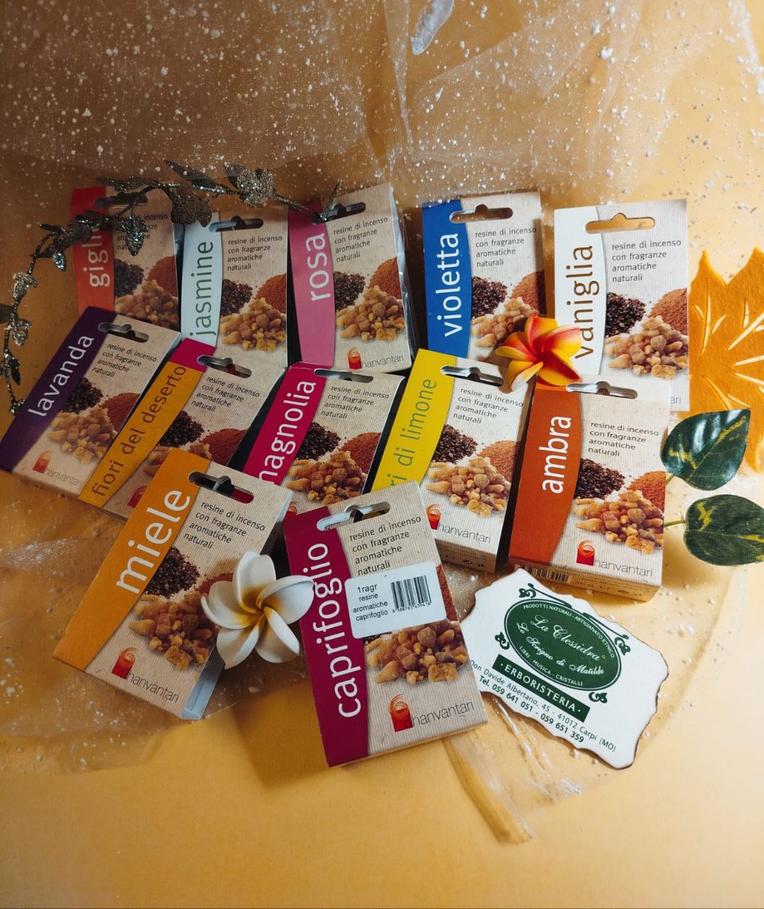 INCENSO IN GRANI CON FRAGRANZE