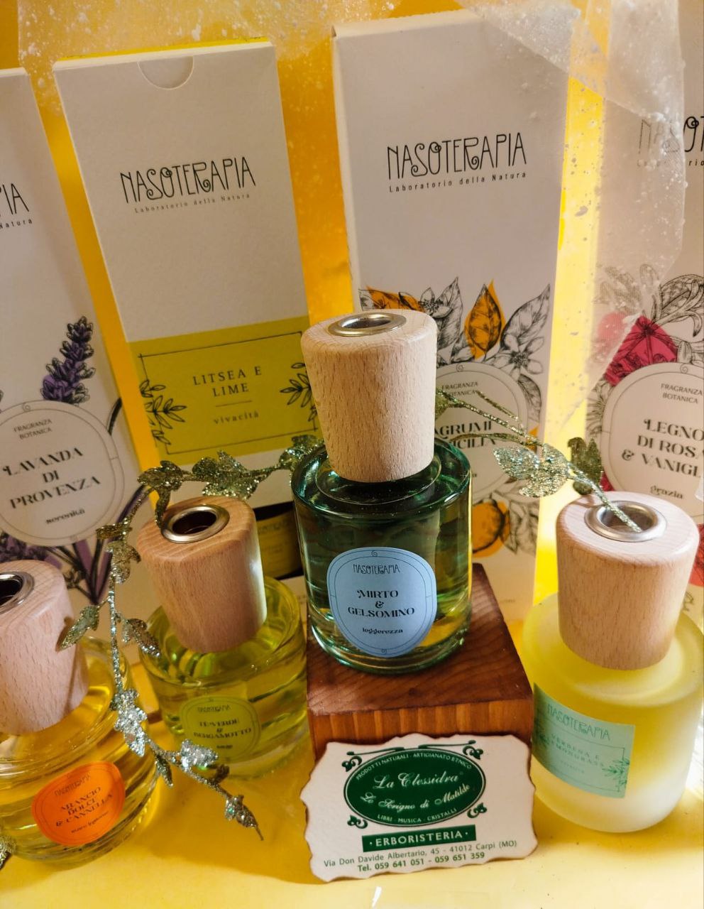 DIFFUSORI A BASTONCINO NASOTERAPIA LINEA CLASSICA