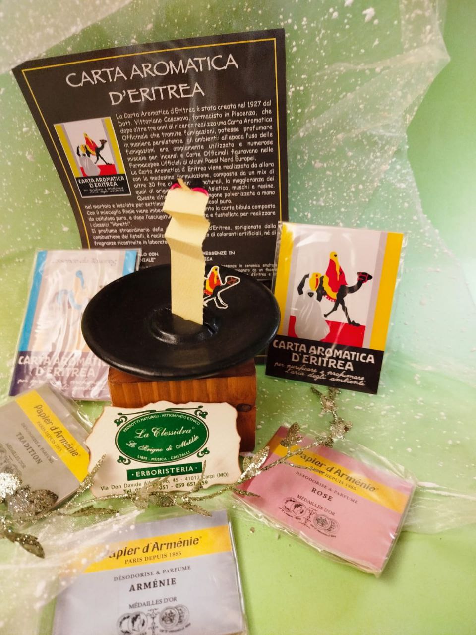 CARTINE PROFUMATE - ACCESSORI - PORTACARTINE