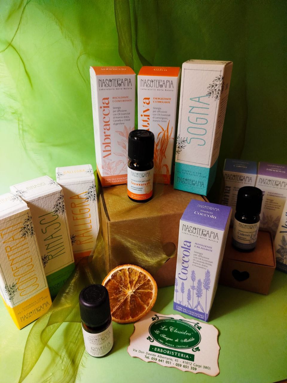 SINERGIE DI OLI ESSENZIALI NASOTERAPIA