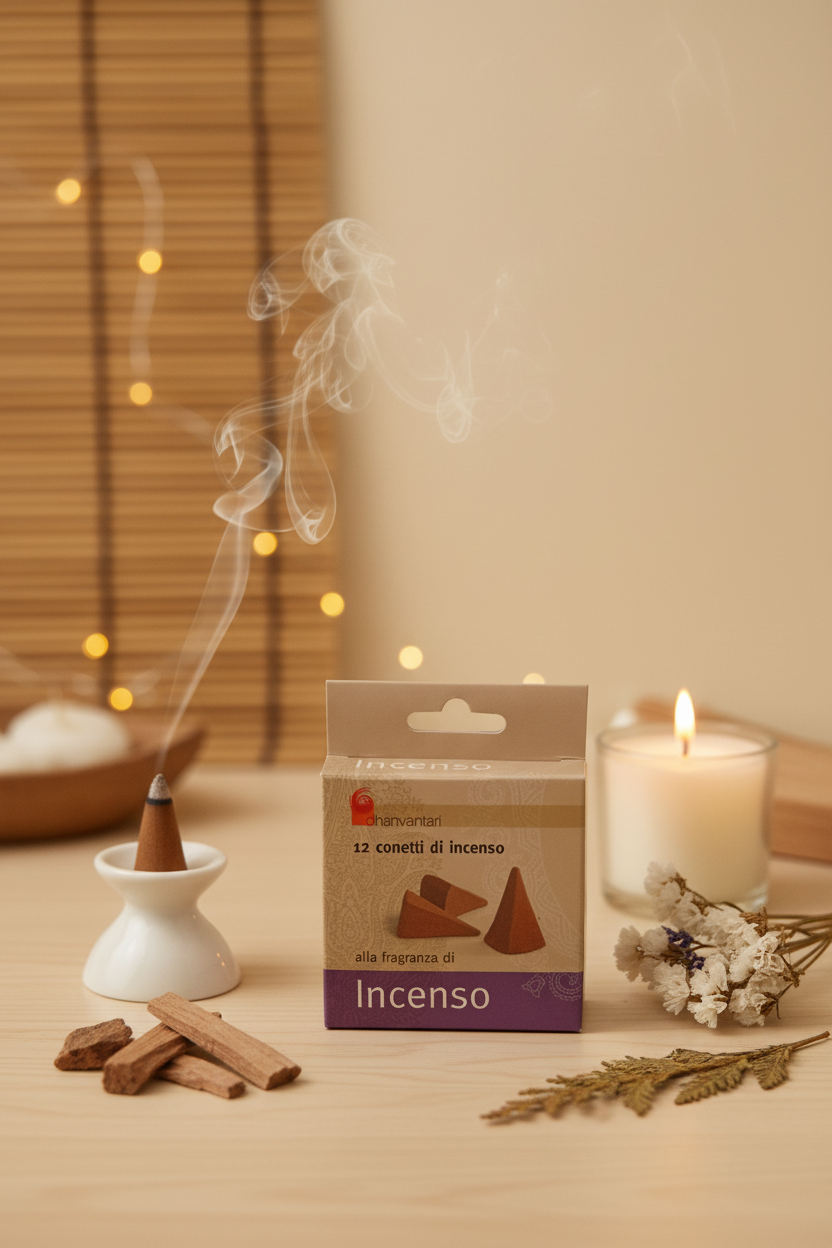INCENSO IN CONI DHANVANTARI: INCENSO