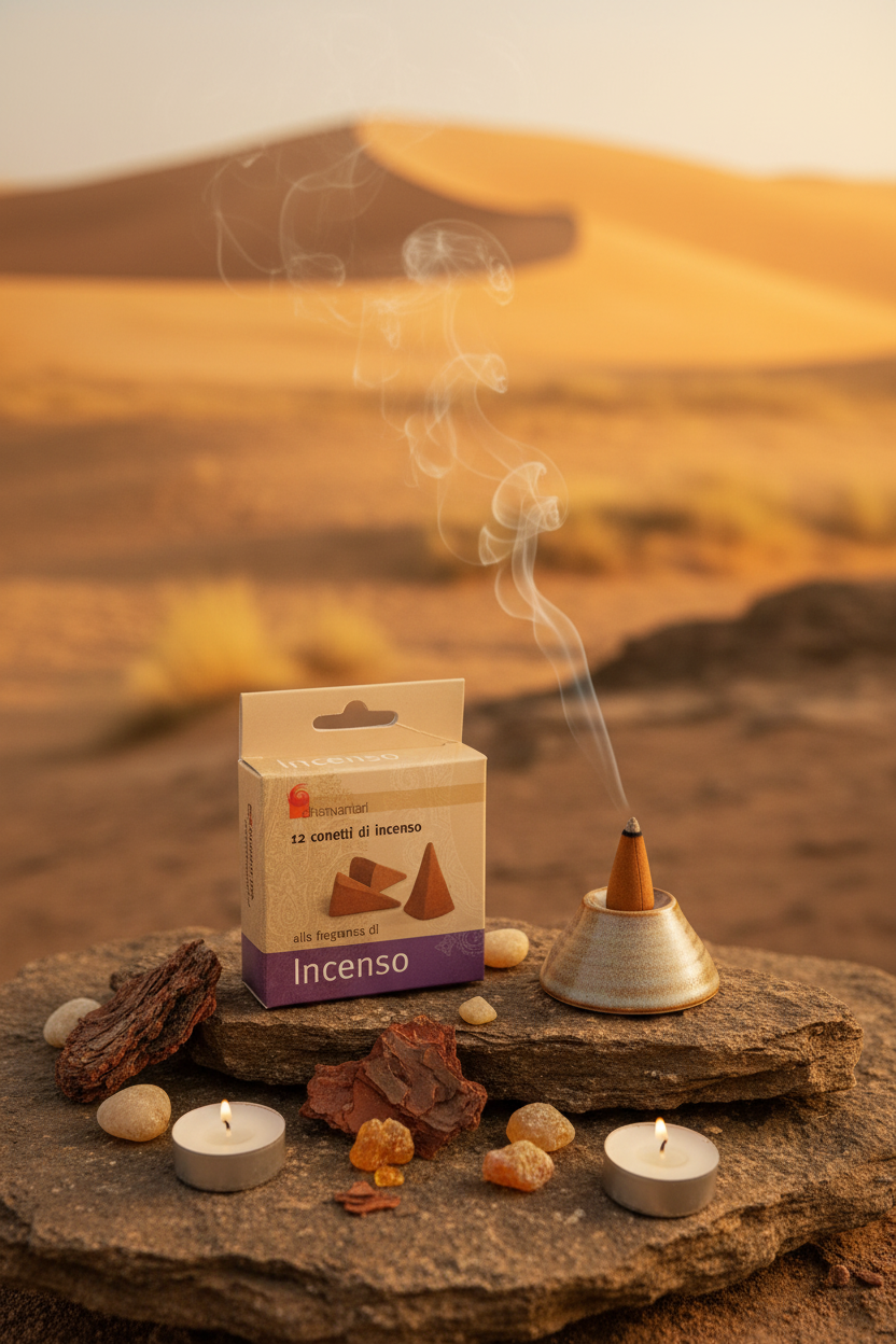 INCENSO IN CONI DHANVANTARI: INCENSO