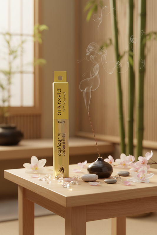 Incenso Giapponese Magnifiscients Diamond Diamante ambiente rilassante di una spa Erboristeria La Cessidra Carpi