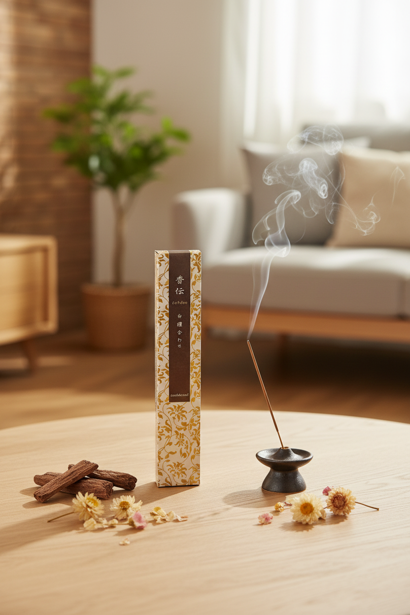 Incenso Giapponese Nippon Kodo Kohden Sandalwood Legno di Sandalo della tradizione - Erboristeria La Clessidra Carpi