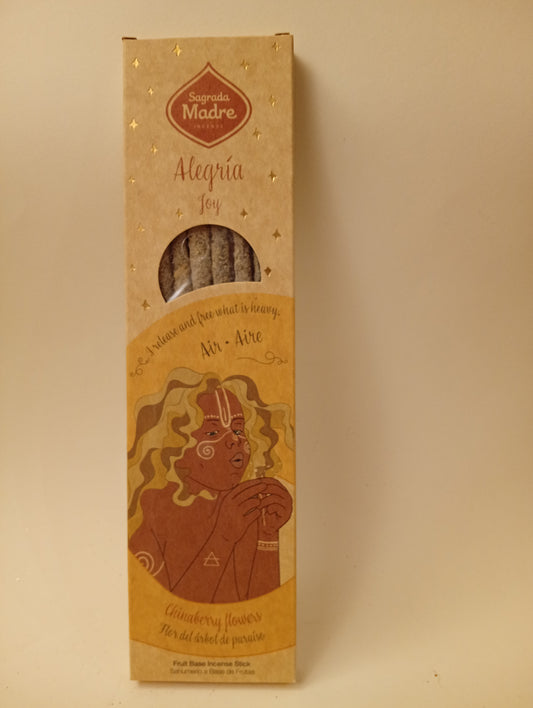 Incenso Sagrada Madre Linea 5 Elementi : Alegría (Fuoco)
