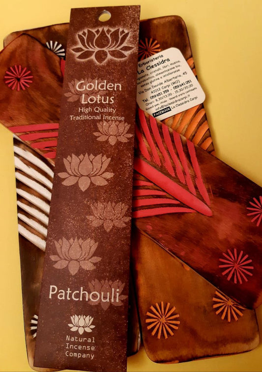 Incenso Golden Lotus: PATCHOULI