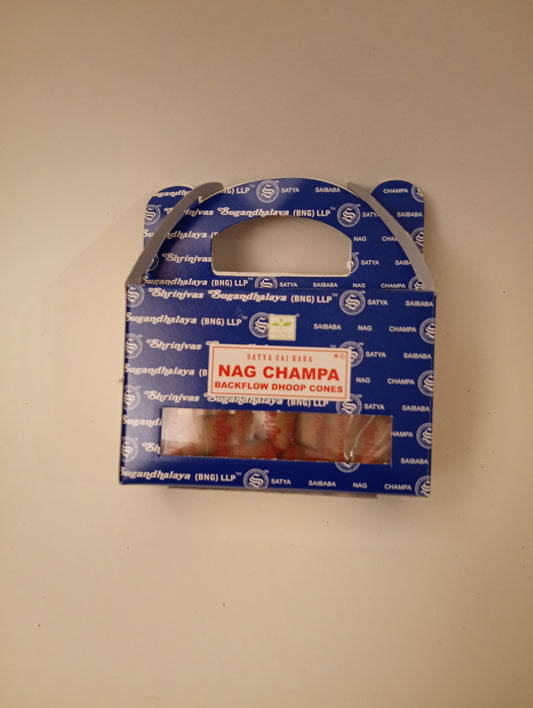 Nag Champa Satya Sai Baba Blu : 24 coni backflow