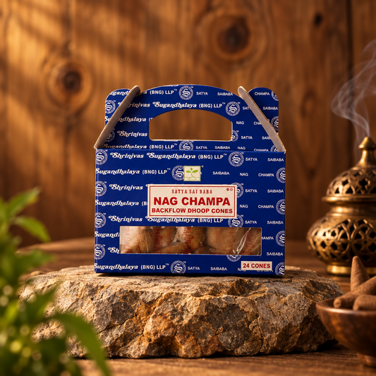 Nag Champa Satya Sai Baba Blu : 24 coni backflow