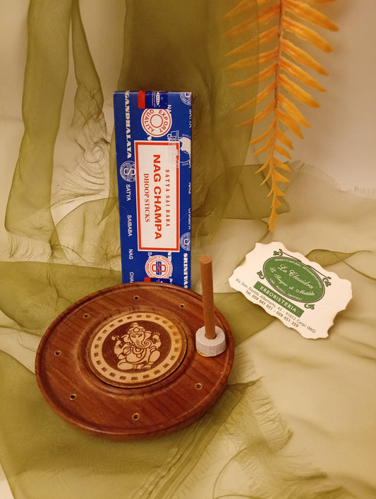 Nag Champa Satya Sai Baba Blu : 10 dhoop stick senza bambù