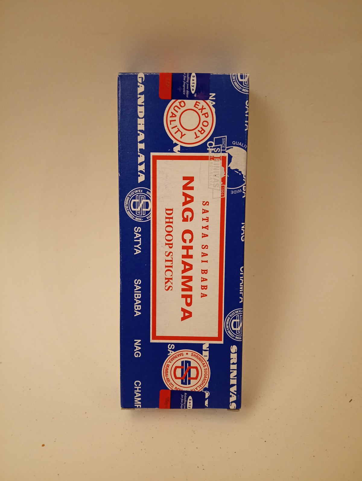 Nag Champa Satya Sai Baba Blu : 10 dhoop stick senza bambù