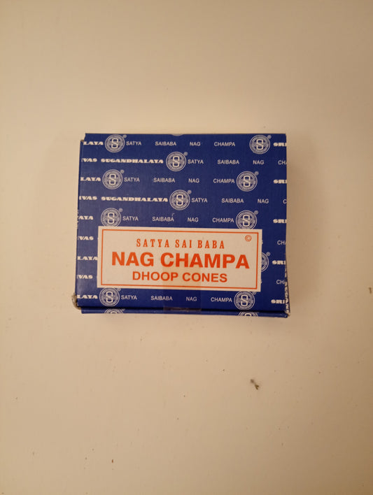 Nag Champa Satya Sai Baba Blu : 12 coni dhoop