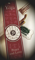 INCENSO IN STICK YOGA FIORE D'ORIENTE: PEACE AND LOVE