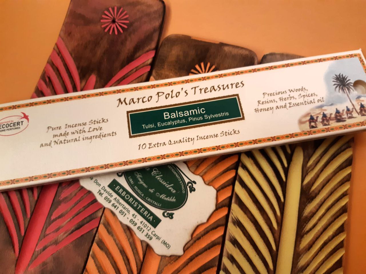 INCENSO IN STICK MARCO POLO:  BALSAMIC