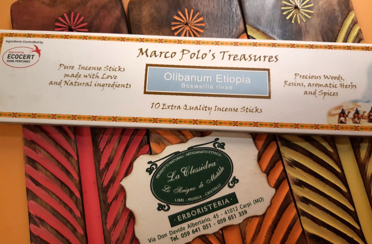 INCENSO IN STICK MARCO POLO:  OLIBANUM ETIOPIA