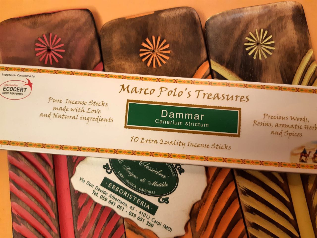 INCENSO IN STICK MARCO POLO:  DAMMAR