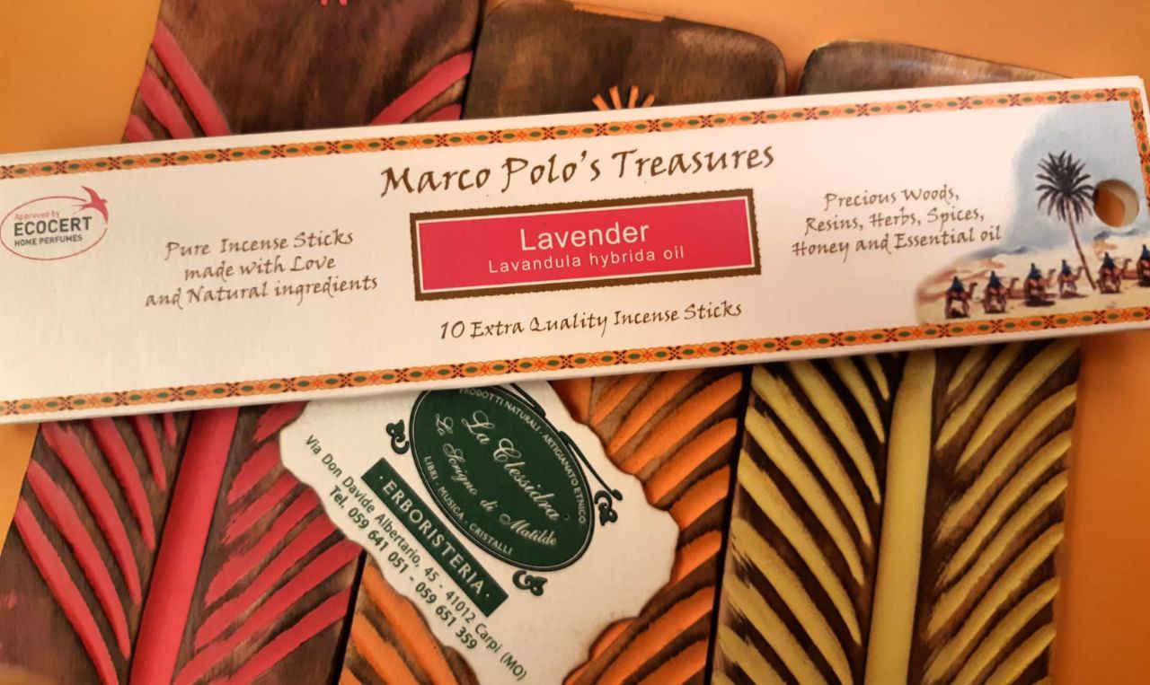 INCENSO IN STICK MARCO POLO:  LAVANDER