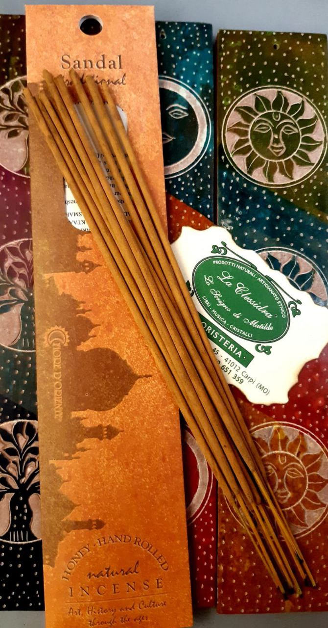 INCENSO  IN STICK TRADITIONAL:  SANDAL (SANDALO)
