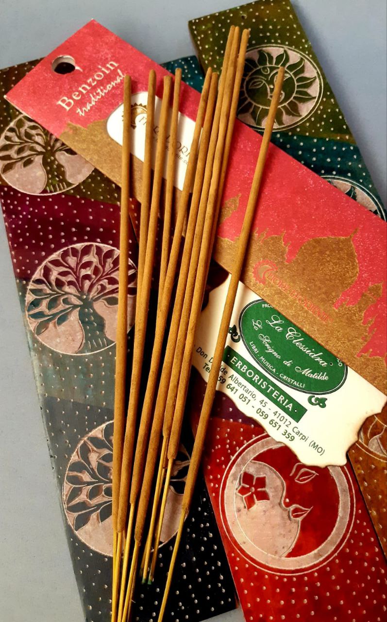 INCENSO  IN STICK TRADITIONAL: BENZOIN (BENZOINO)
