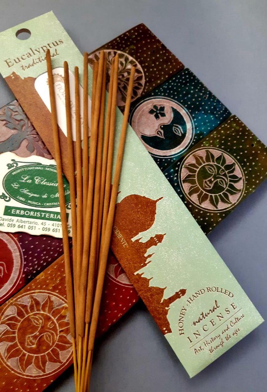 INCENSO  IN STICK TRADITIONAL: EUCALYPTUS (EUCALIPTO)