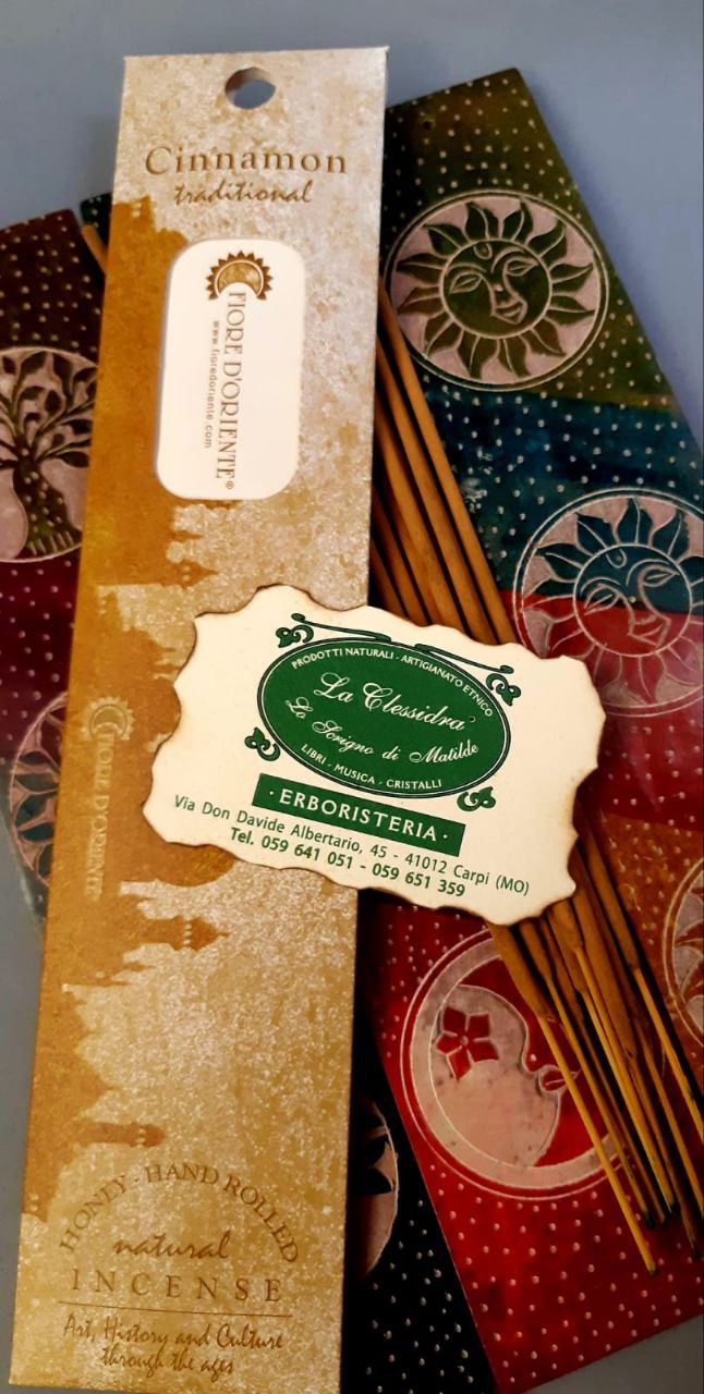 INCENSO  IN STICK TRADITIONAL: CINNAMOM (cannella)