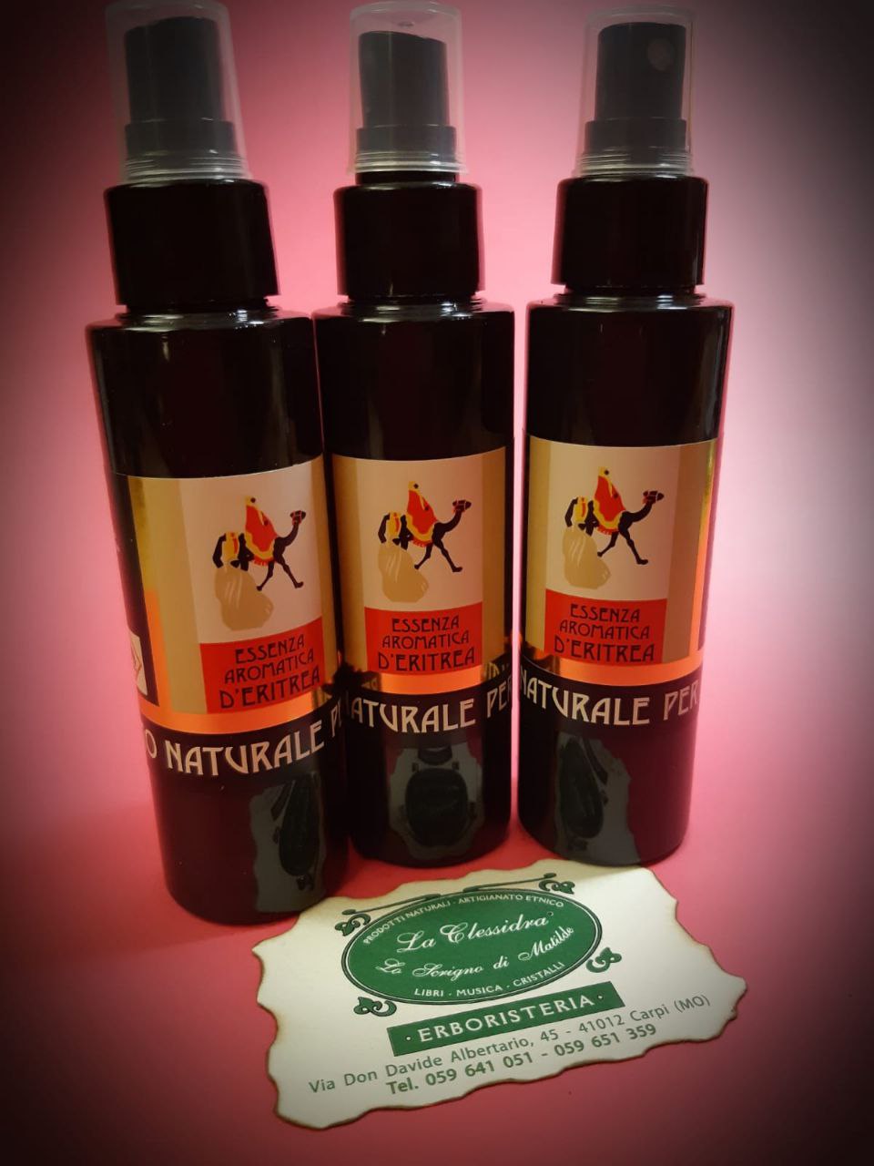 Carta d'Eritrea: ESSENZA DI ERITREA SPRAY