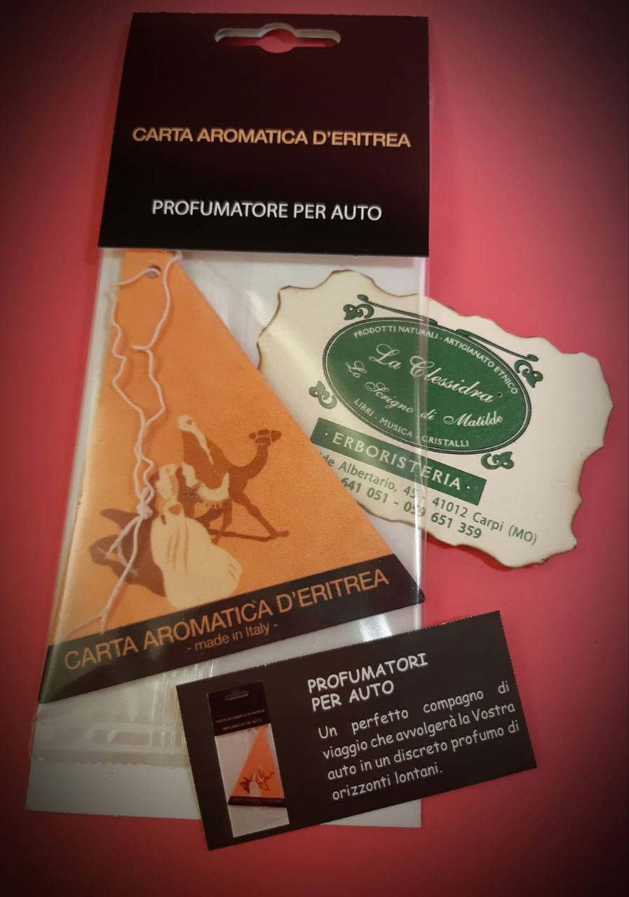 Carta d'Eritrea: PROFUMATORE PER AUTO