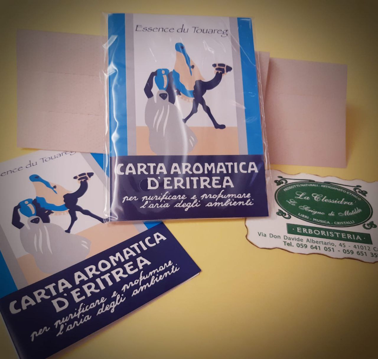 Carta d'Eritrea blu: carta aromatica  Touareg