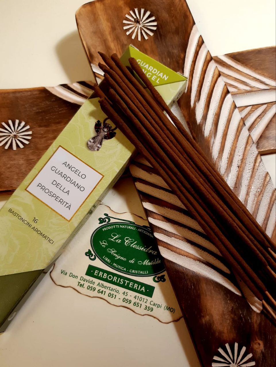 Incenso in stick Guardian Angel: angelo della PROSPERITA'