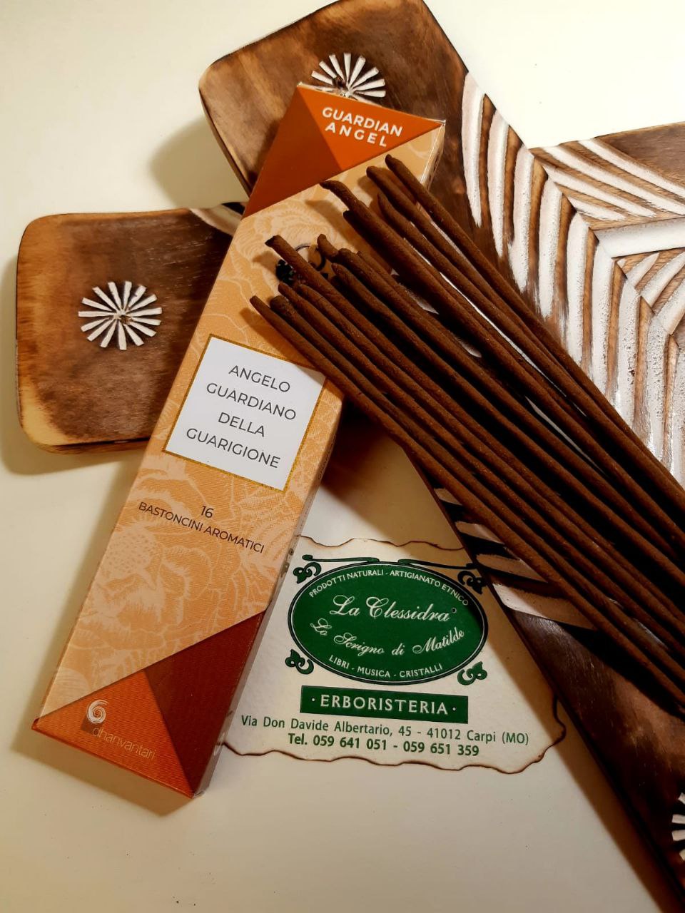 Incenso in stick Guardian Angel: angelo guardiano della GUARIGIONE