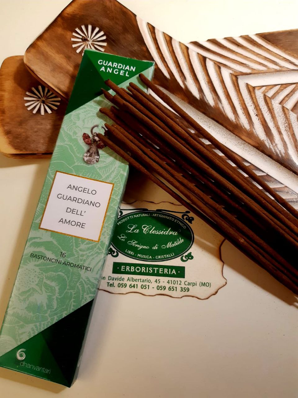 Incenso in stick Guardian Angel: angelo guardiano dell'AMORE