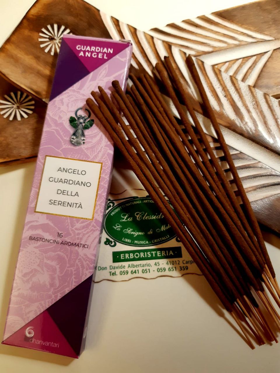 Incenso in stick Guardian Angel: angelo guardiano della SERENITA'