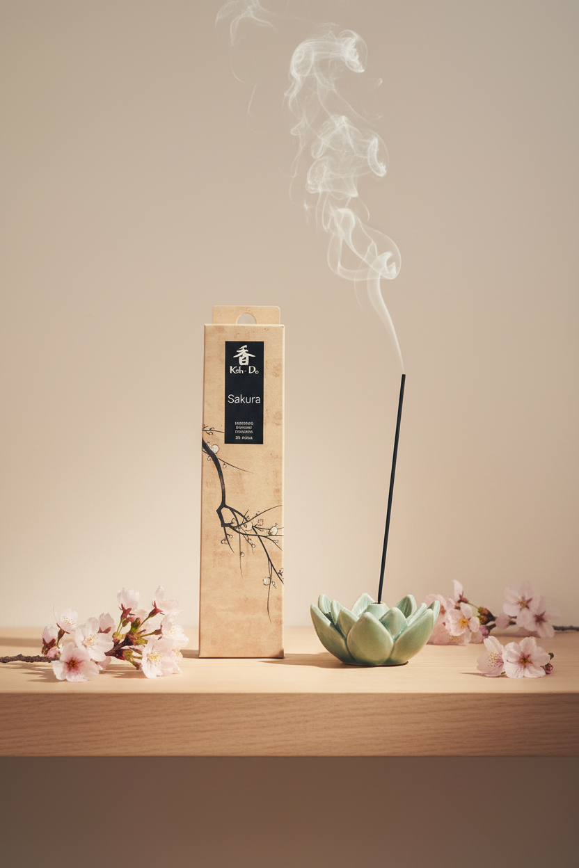 Incenso Giapponese Nippon Kodo Koh-Do Sakura Fiore di Ciliegio fiorito - Erboristeria La Clessidra Carpi