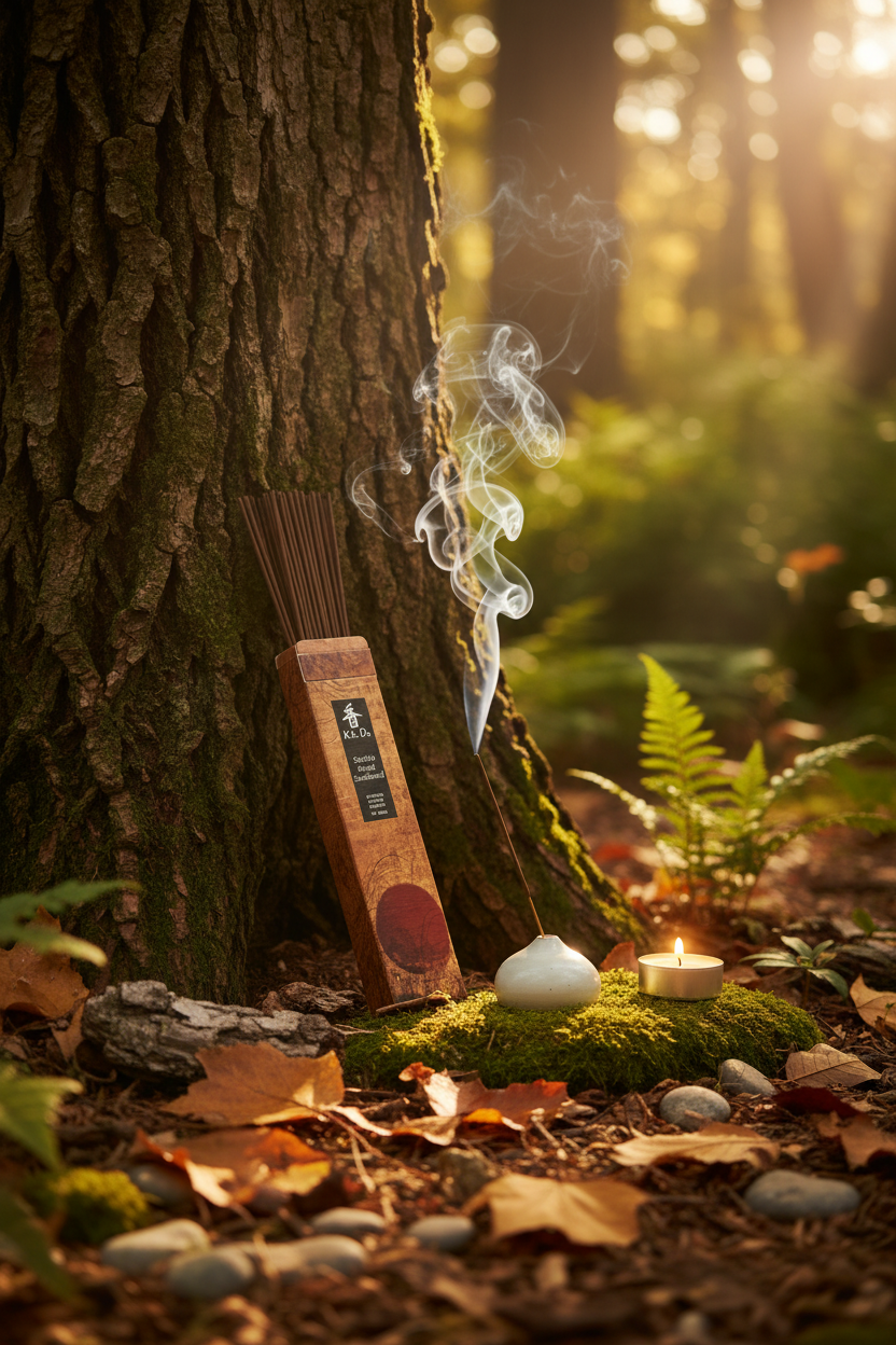 Incenso Giapponese Nippon Kodo Koh-Do Sandalo Legno di Sandalo atmosfera rilassante in natura sotto albero - Erboristeria La Clessidra Carpi