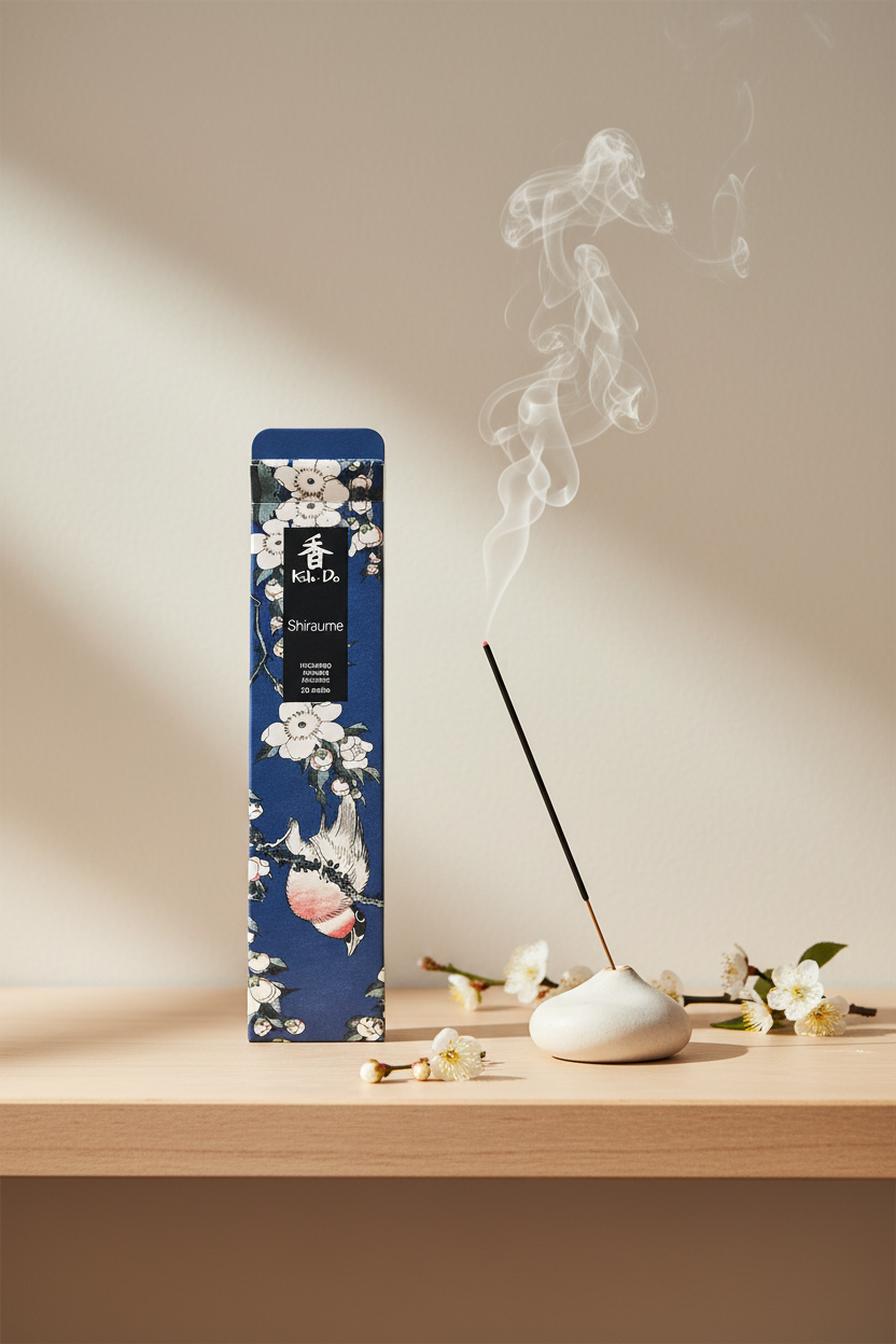 Incenso Giapponese Nippon Kodo Koh-Do Shiraume Pruno Bianco fiorito - Erboristeria La Clessidra Carpi