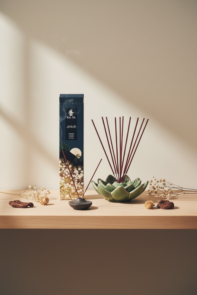 Incenso Giapponese Nippon Kodo Koh-Do Jinkoh Legno di Aloe resinoso e profondo - Erboristeria La Clessidra Carpi