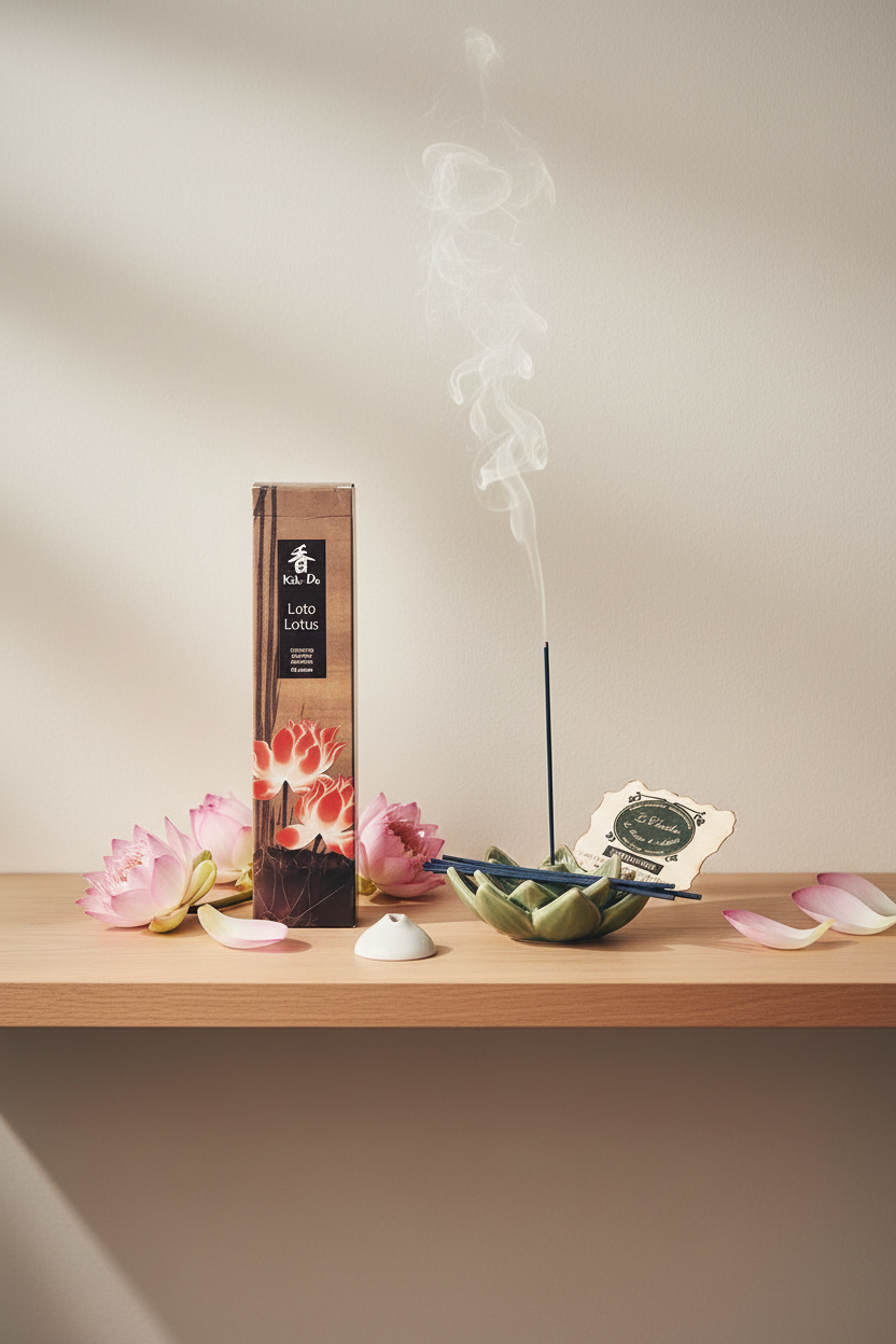 Incenso Giapponese Nippon Kodo Koh-Do Lotus Loto fiore acquatico - Erboristeria La Clessidra Carpi