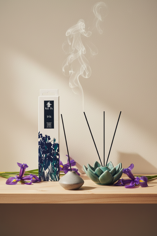 Incenso Giapponese Nippon Kodo Koh-Do Iris Giaggiolo fiorito raffinato - Erboristeria La Clessidra Carpi