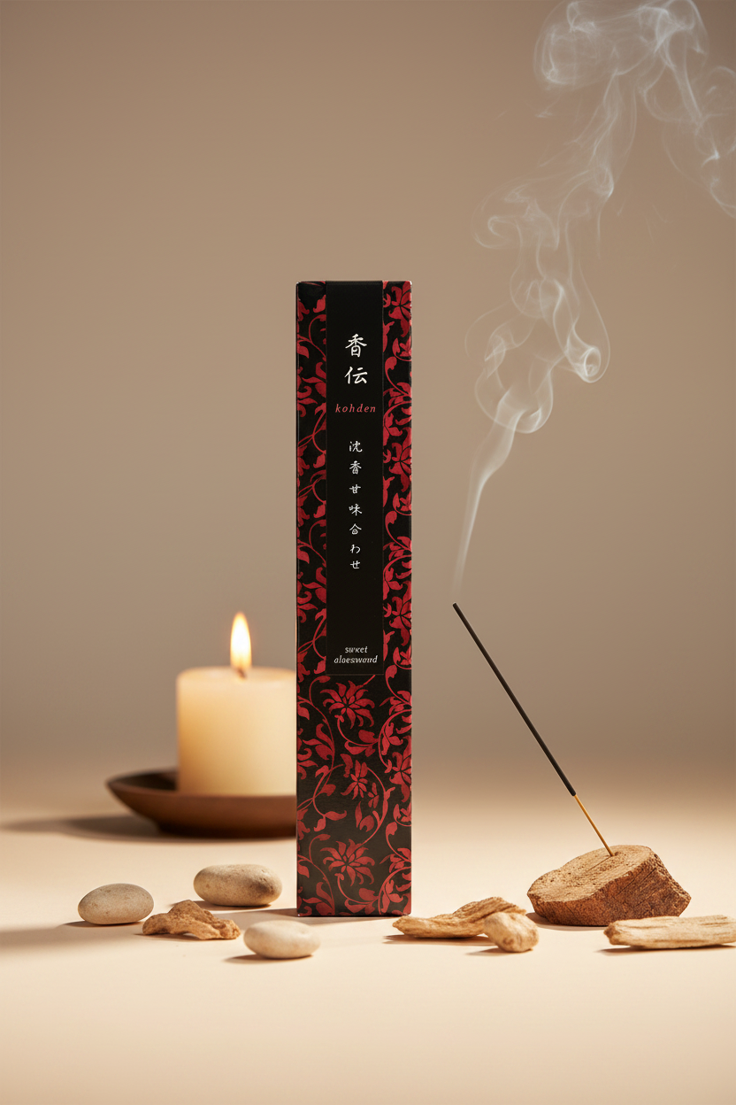 Incenso Giapponese Nippon Kodo Kohden Sweet Aloeswood Legno di Aloe Dolce - Erboristeria La Clessidra Carpi
