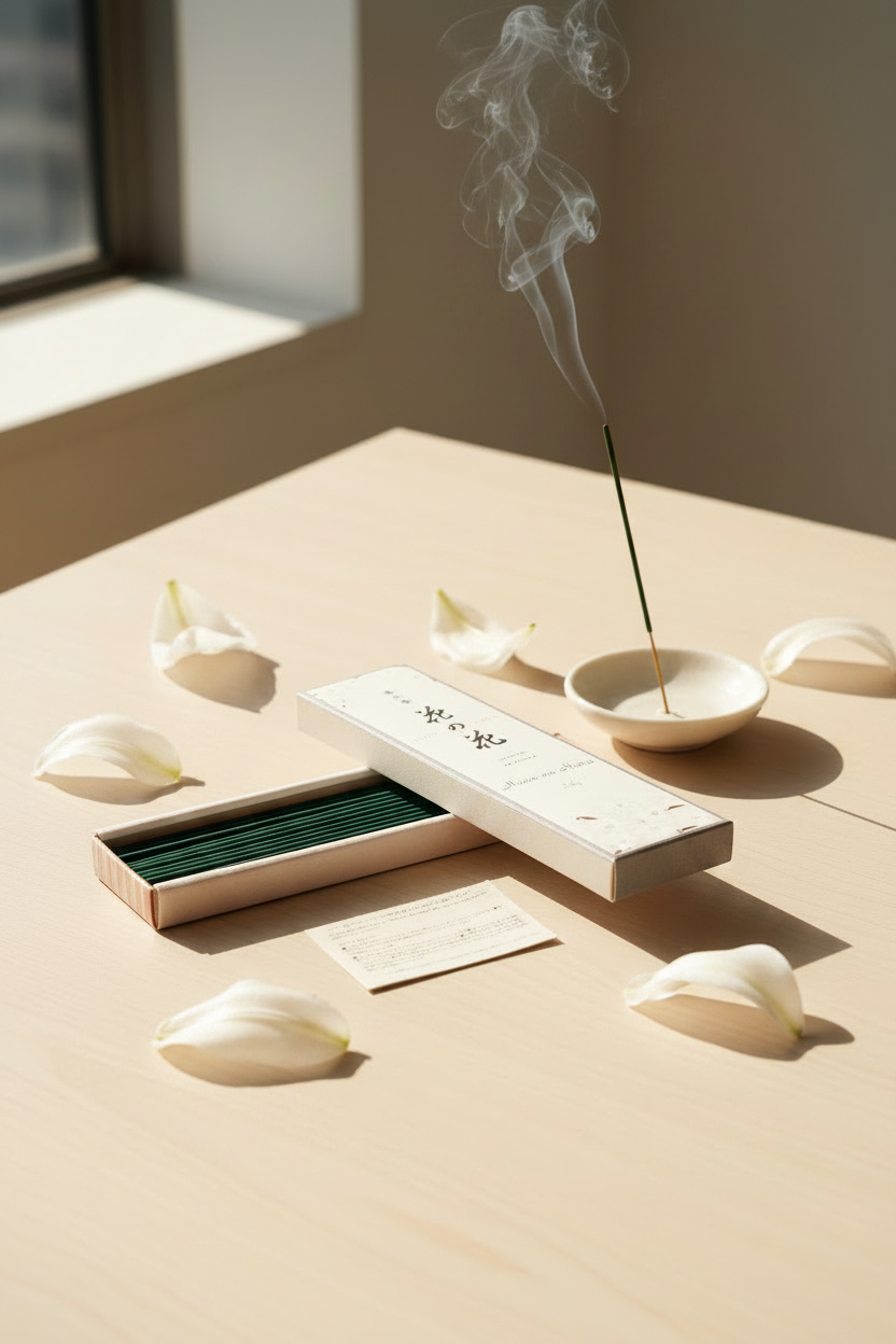 Scatola aperta di Incenso Giapponese Hana No Hana Giglio Nippon Kodo - La Clessidra