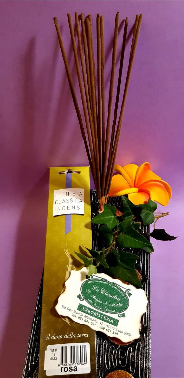 Incenso in stick tradizionale Dhanvantari: rosa